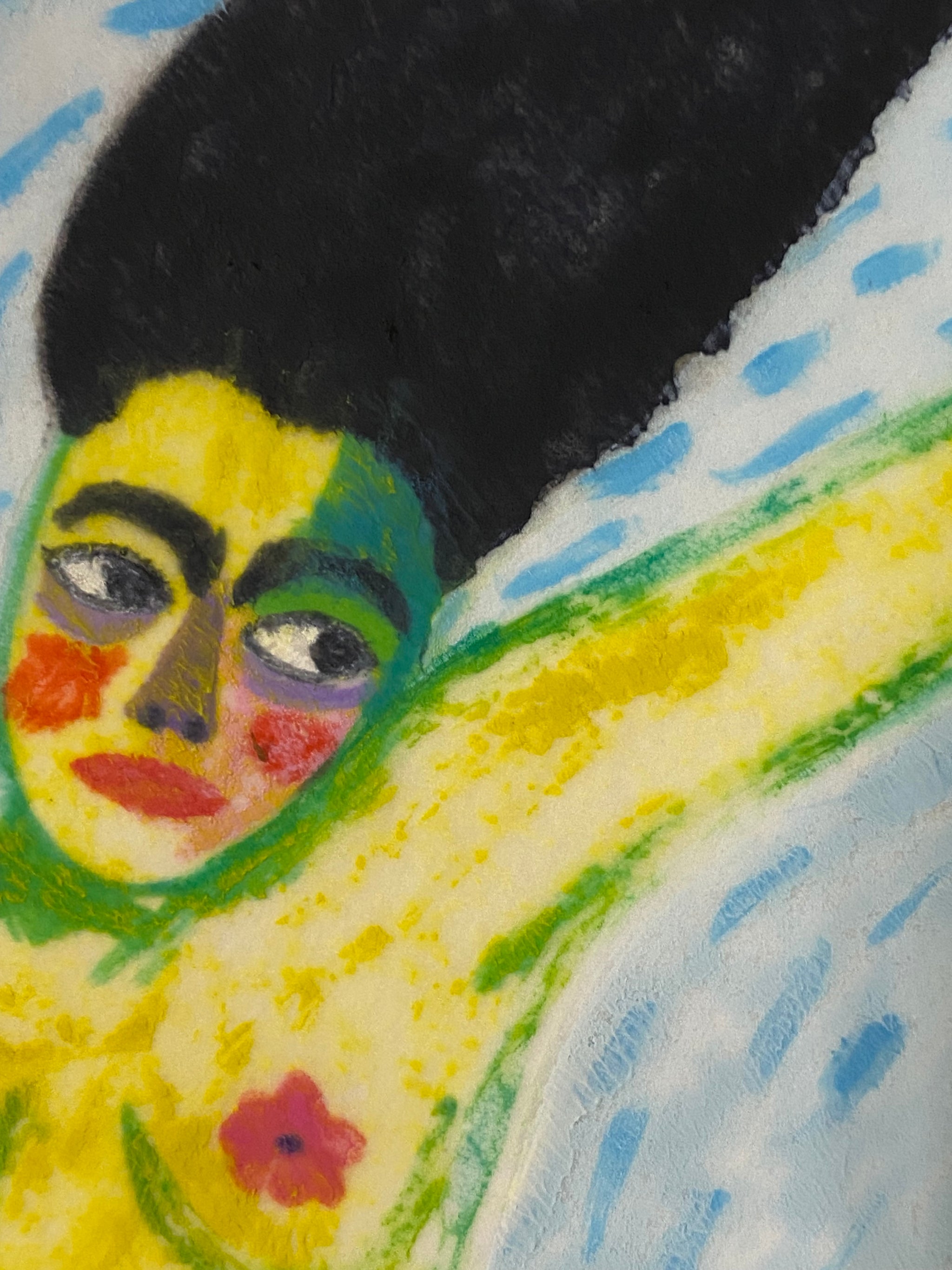 Aisha Qandisha monoprint – Lulu Rocka Studio